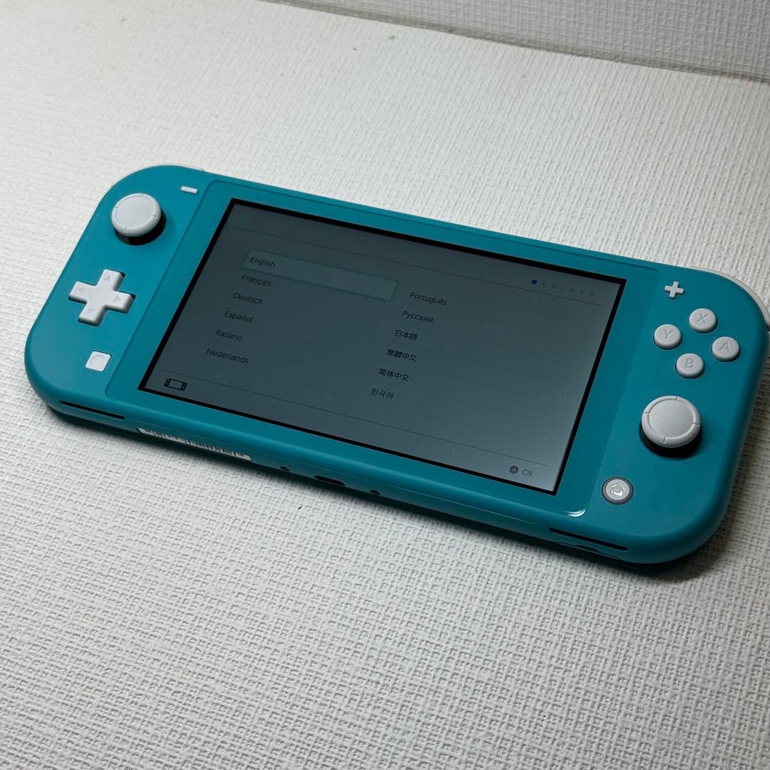 【動作確認済】Switch Lite ターコイズ スイッチライト カセット付