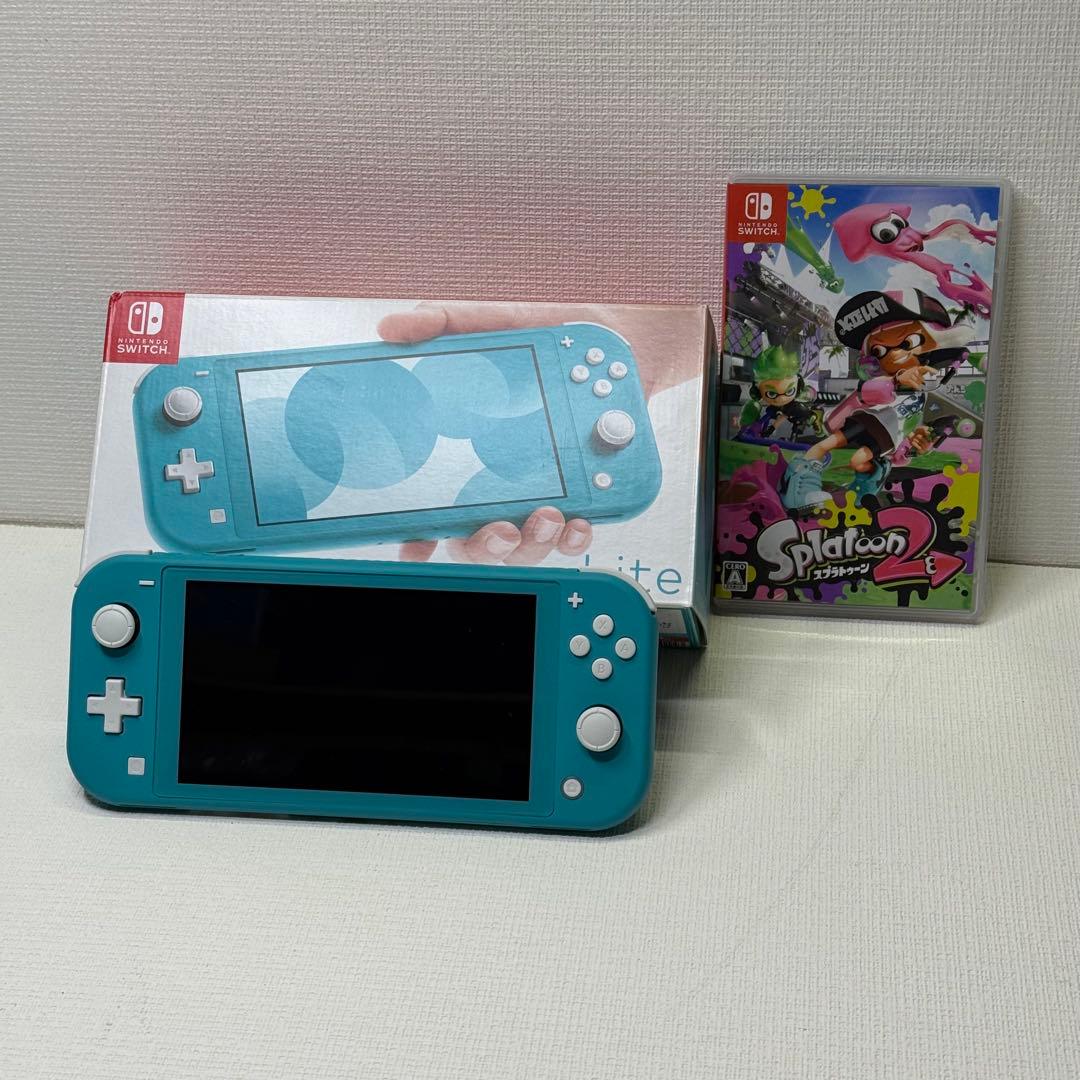 【動作確認済】Switch Lite ターコイズ スイッチライト カセット付