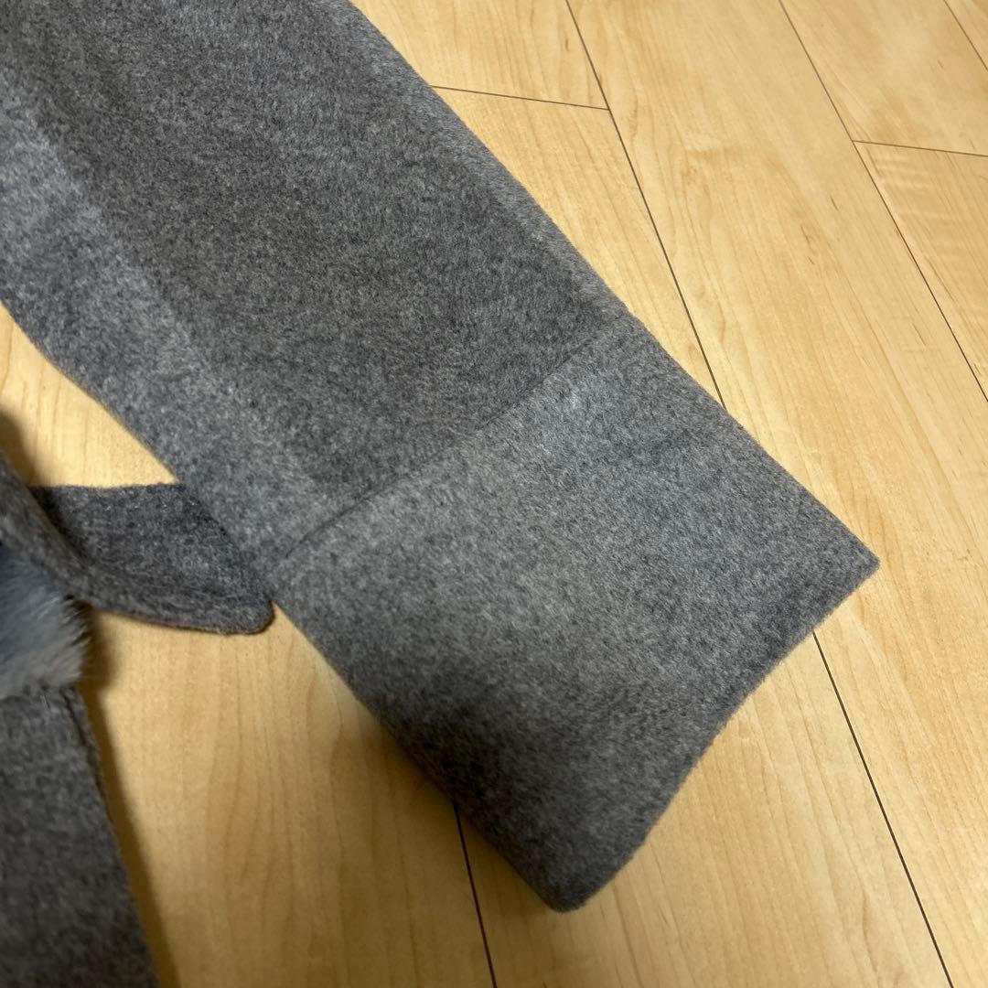 barneys new york バーニーズニューヨーク　ロングコート　ファー