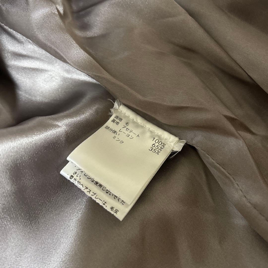 barneys new york バーニーズニューヨーク　ロングコート　ファー