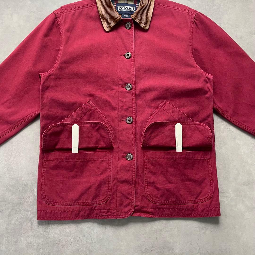 90s LANDS’END chore hunting jacket XS