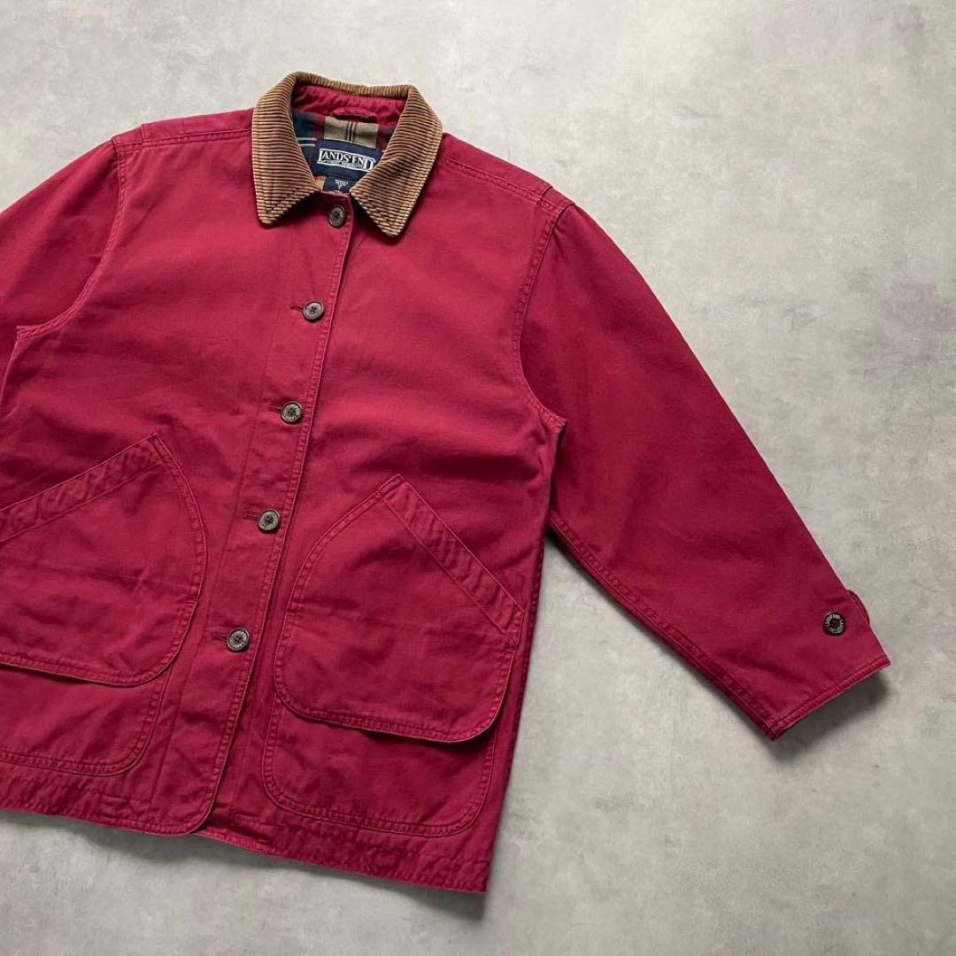 90s LANDS’END chore hunting jacket XS