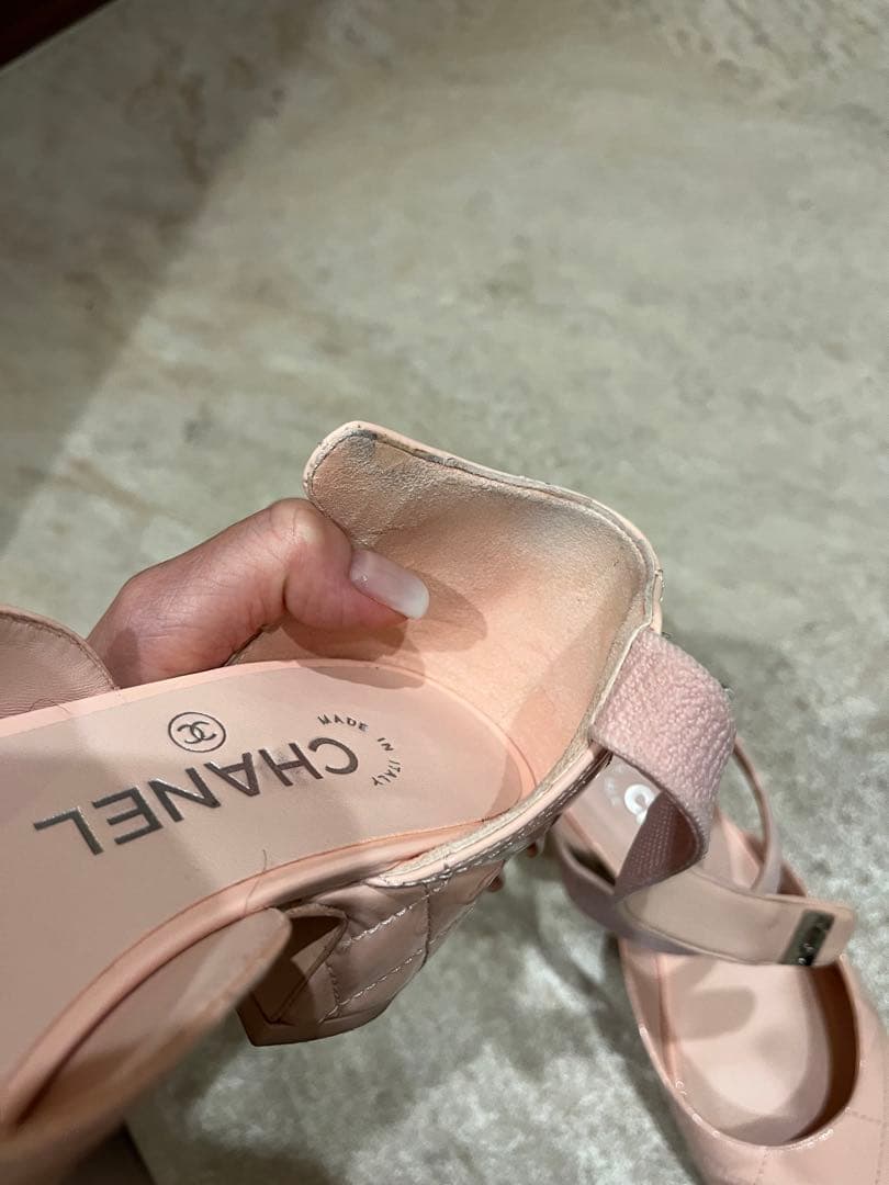 シャネル　メリージェーン　バレリーナ　パンプス　サンダル　35.5　CHANEL