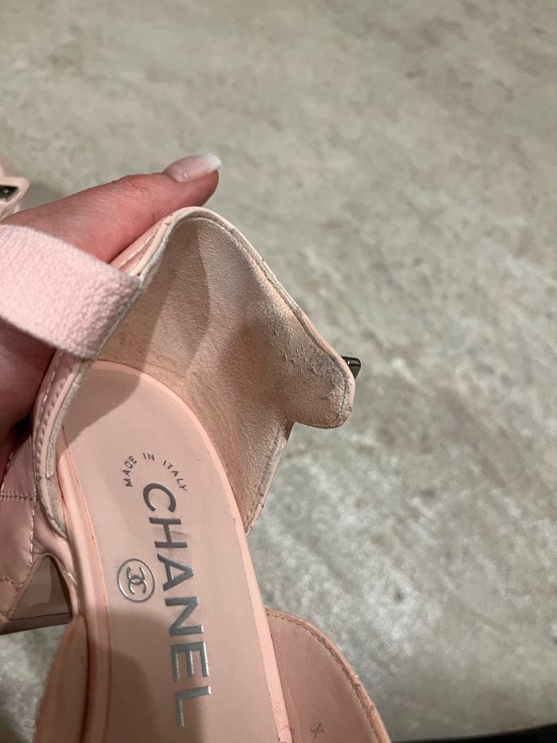 シャネル　メリージェーン　バレリーナ　パンプス　サンダル　35.5　CHANEL