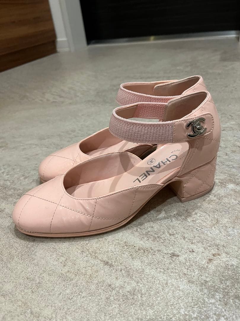 シャネル　メリージェーン　バレリーナ　パンプス　サンダル　35.5　CHANEL