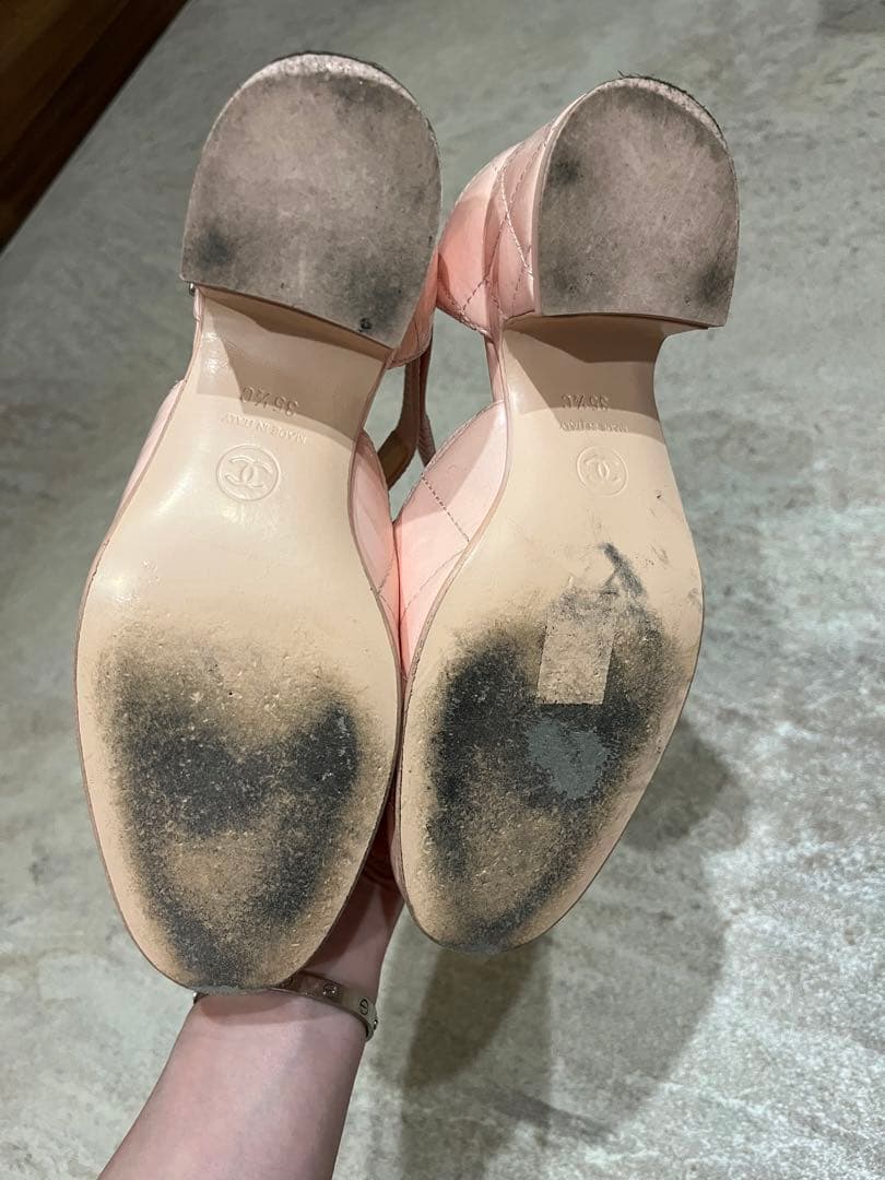 シャネル　メリージェーン　バレリーナ　パンプス　サンダル　35.5　CHANEL