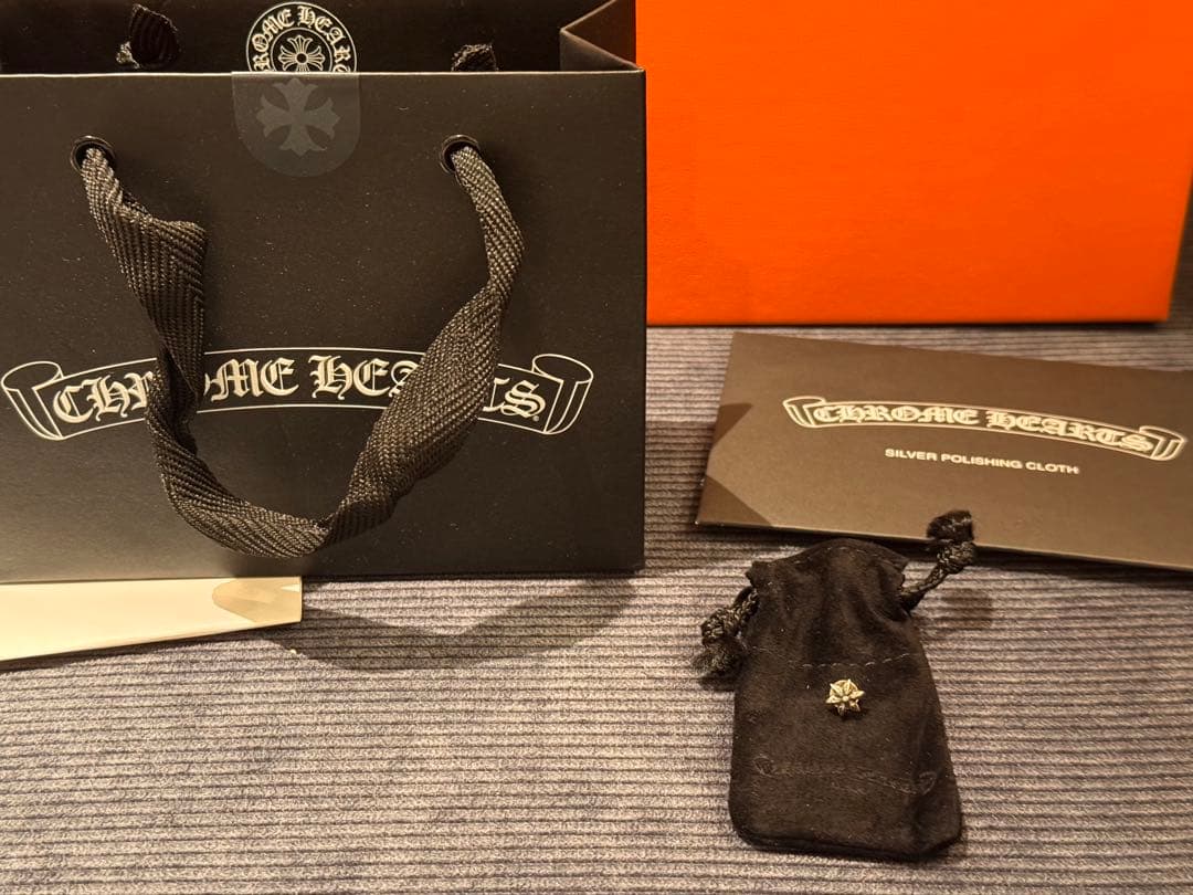 新品未使用 CHROME HEARTS スタースタッドピアス シルバー925