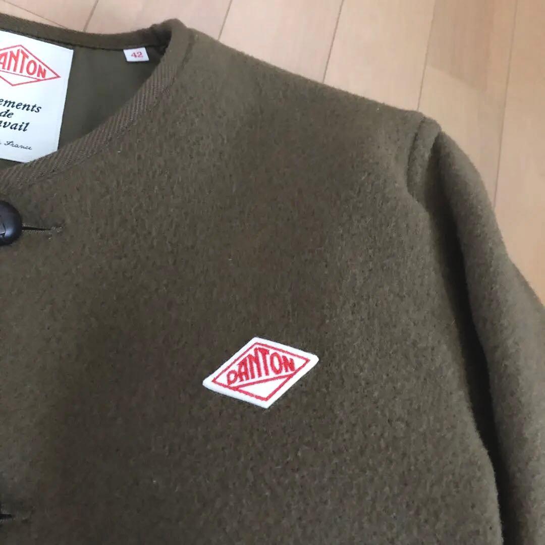 DANTON ウールジャケット カーキJD-8824