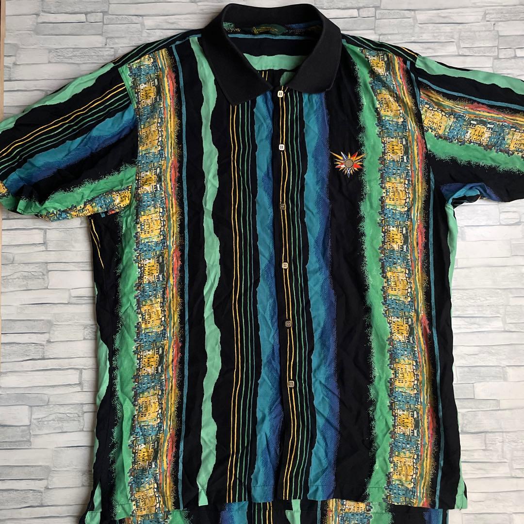 【追悼/90s古着】 J'sジャンボ尾崎ゴルフウェア日本製 LLブリヂストン