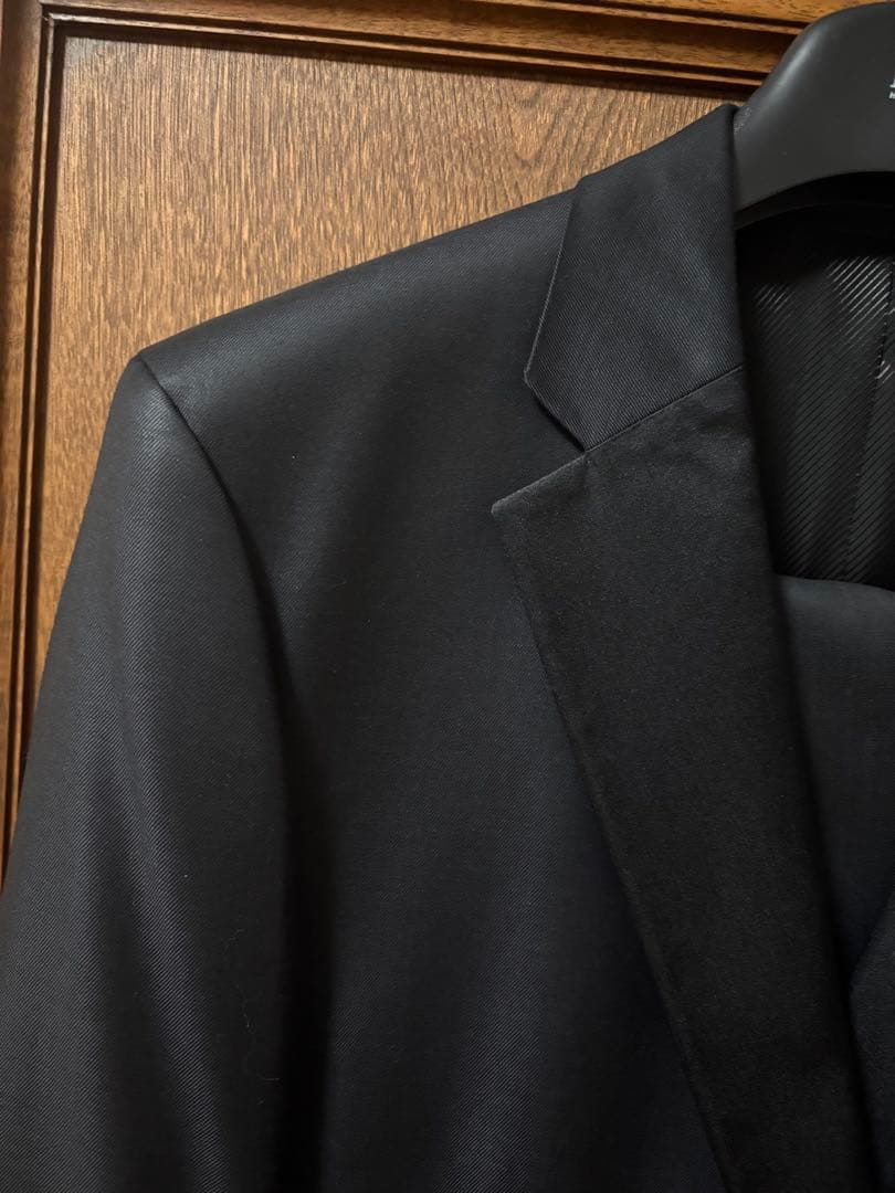 未着用 BOSS HUGO BOSS スーツ上下 50（US40R）光沢ブラック