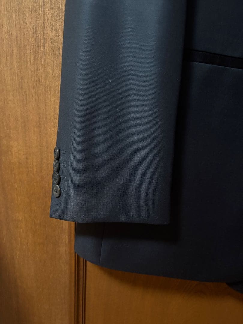 未着用 BOSS HUGO BOSS スーツ上下 50（US40R）光沢ブラック