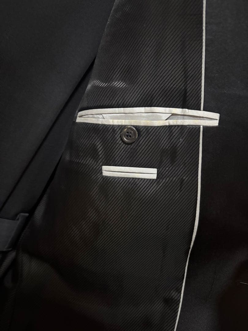 未着用 BOSS HUGO BOSS スーツ上下 50（US40R）光沢ブラック