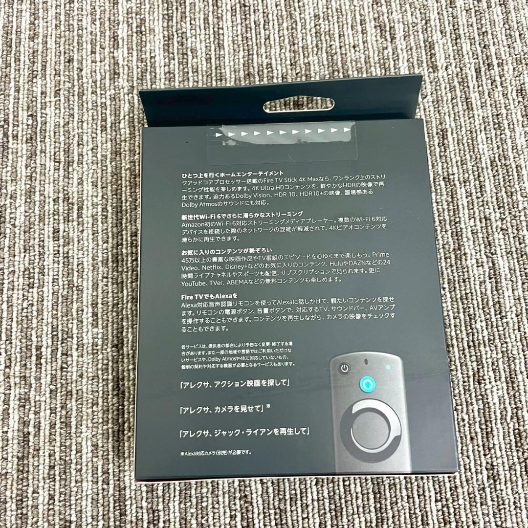 新品　アマゾン ファイヤースティック Fire TV Stick 4K Max