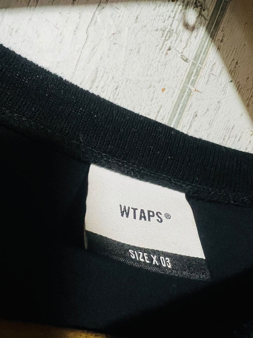 極限定 ダブルタップスロンＴ ネックロゴ 03 Lサイズ WTAPS RATS