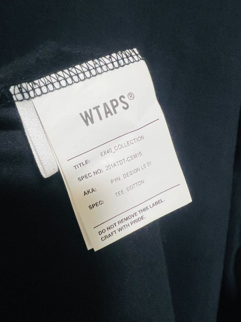 極限定 ダブルタップスロンＴ ネックロゴ 03 Lサイズ WTAPS RATS