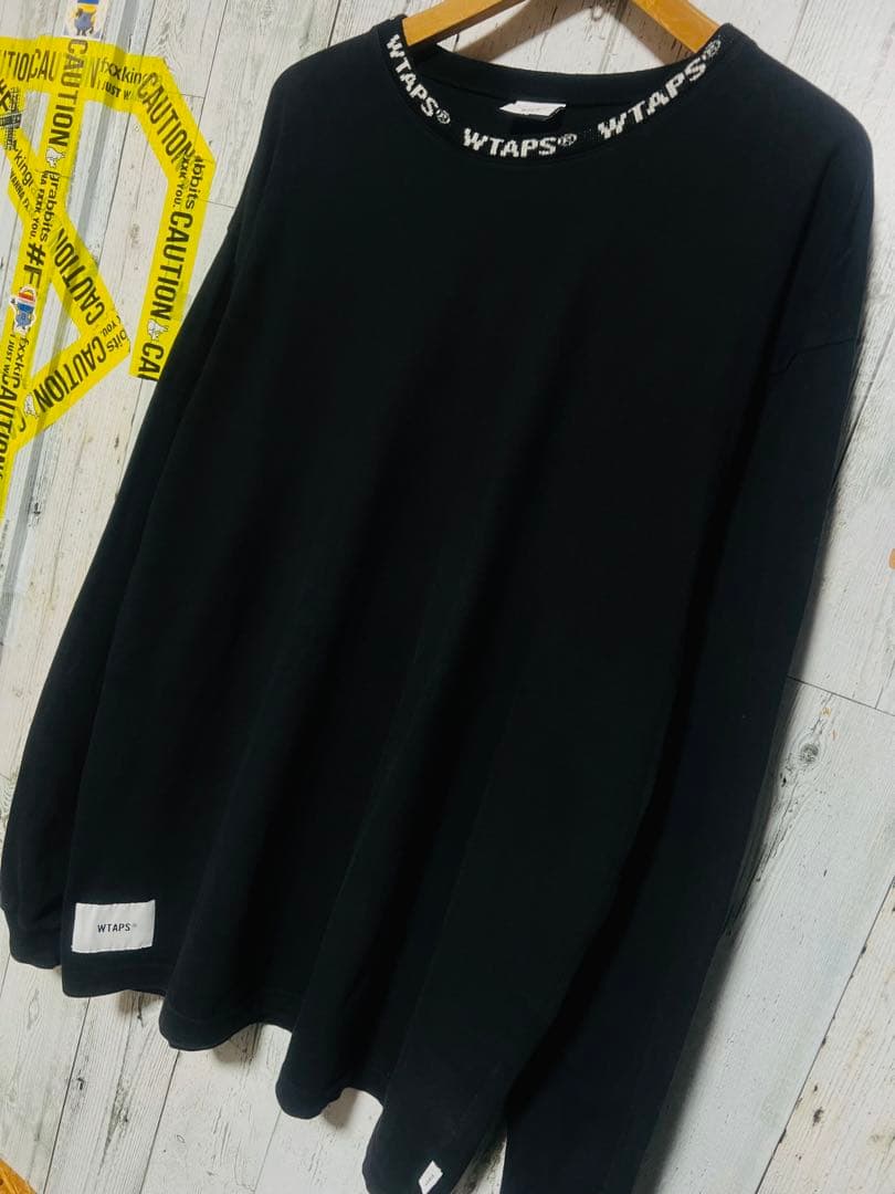 極限定 ダブルタップスロンＴ ネックロゴ 03 Lサイズ WTAPS RATS