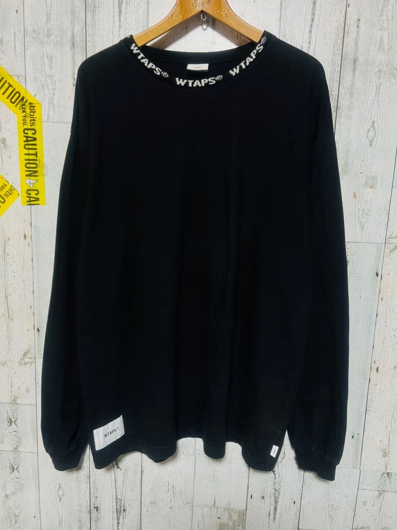 極限定 ダブルタップスロンＴ ネックロゴ 03 Lサイズ WTAPS RATS