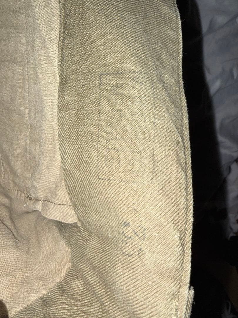 「希少」フランス軍M47 前期 コットンツイル カーゴパンツ 35サイズ