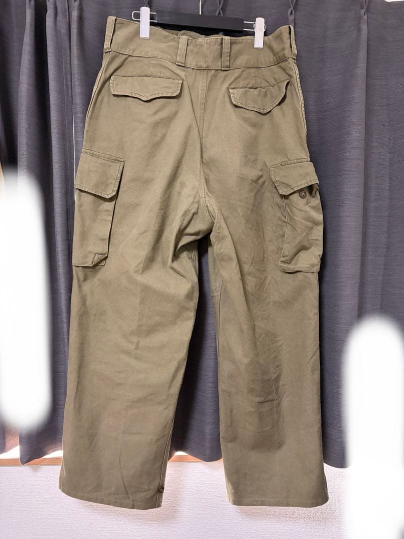 「希少」フランス軍M47 前期 コットンツイル カーゴパンツ 35サイズ