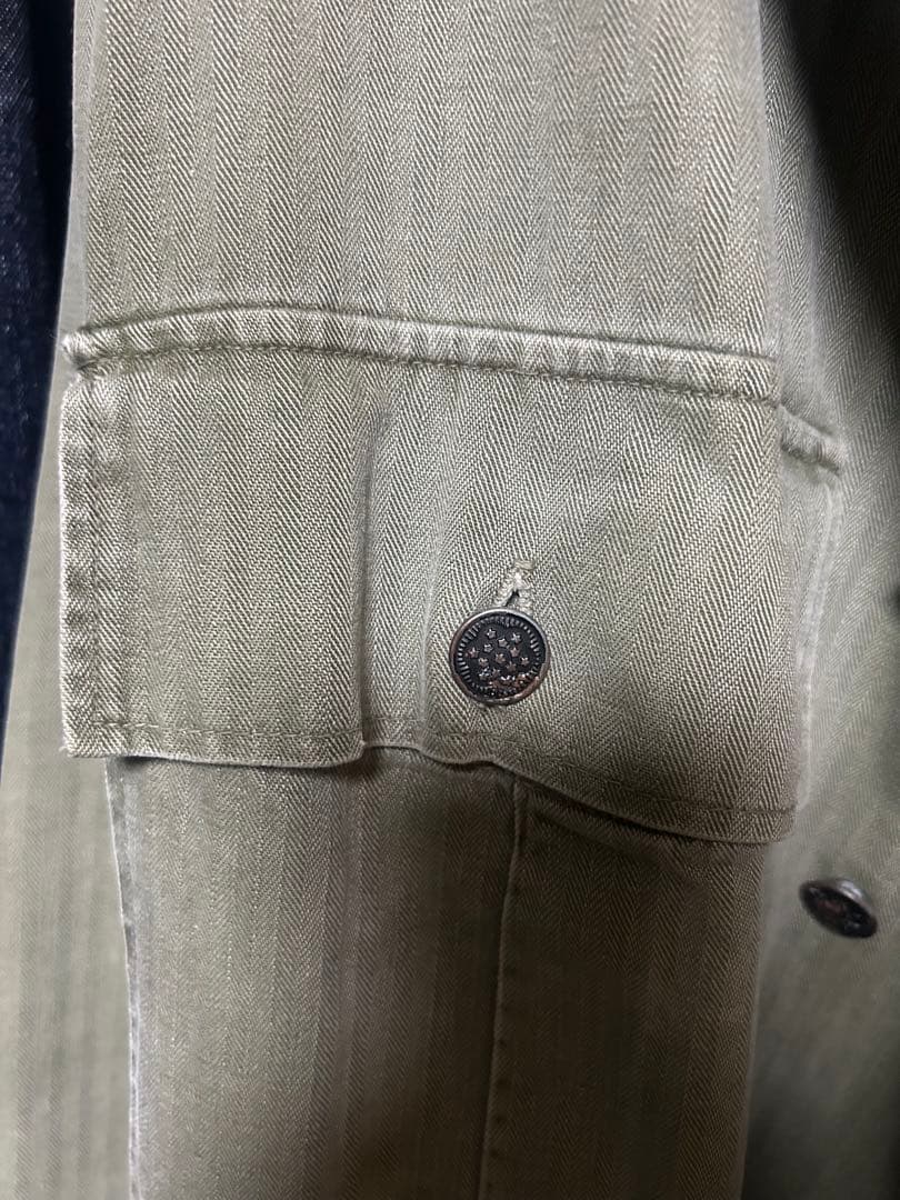 ジャケット・アウター 40's WW2 us army M-43 HBT 13star jacket