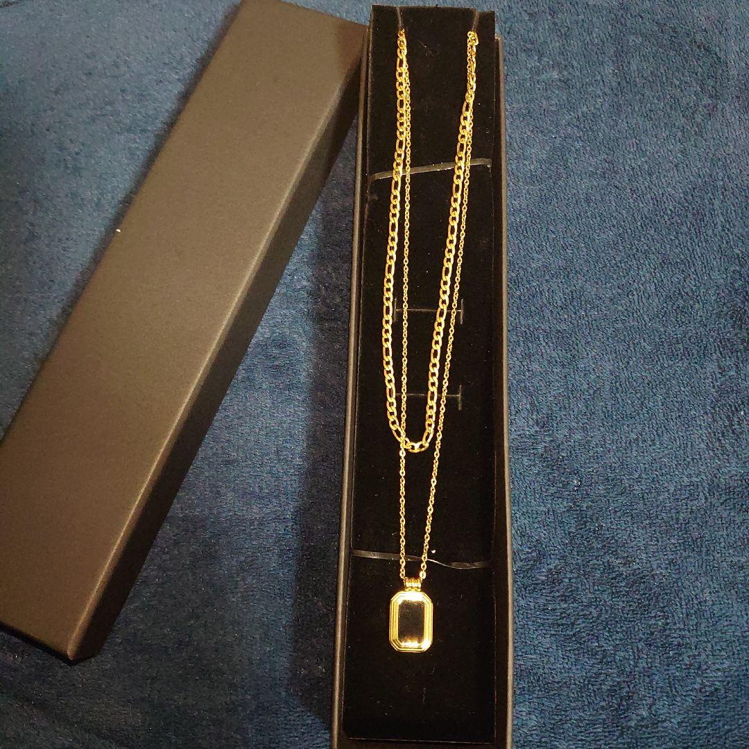 y*i様 K18ゴールド ダブルチェーン ネックレス