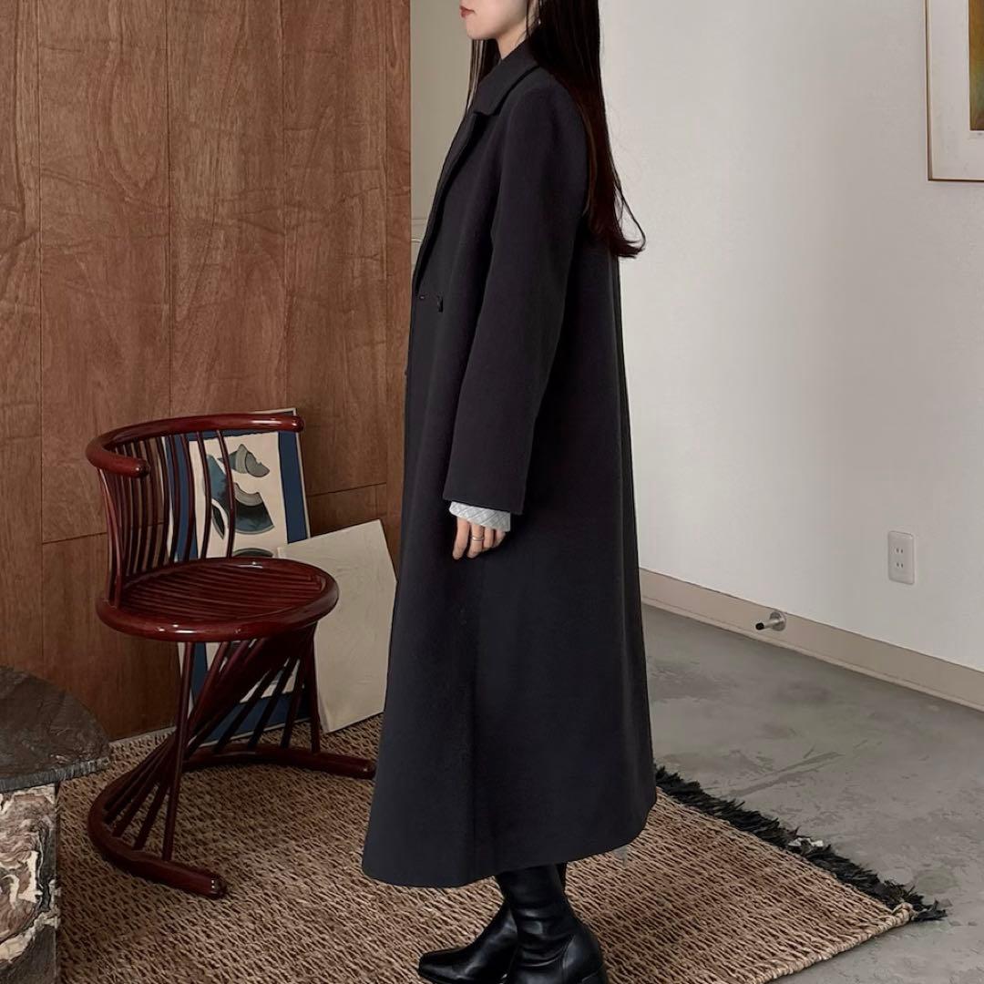 !へいちょー/マーキュリーデュオ　ウールロングチェスターコートグレー L