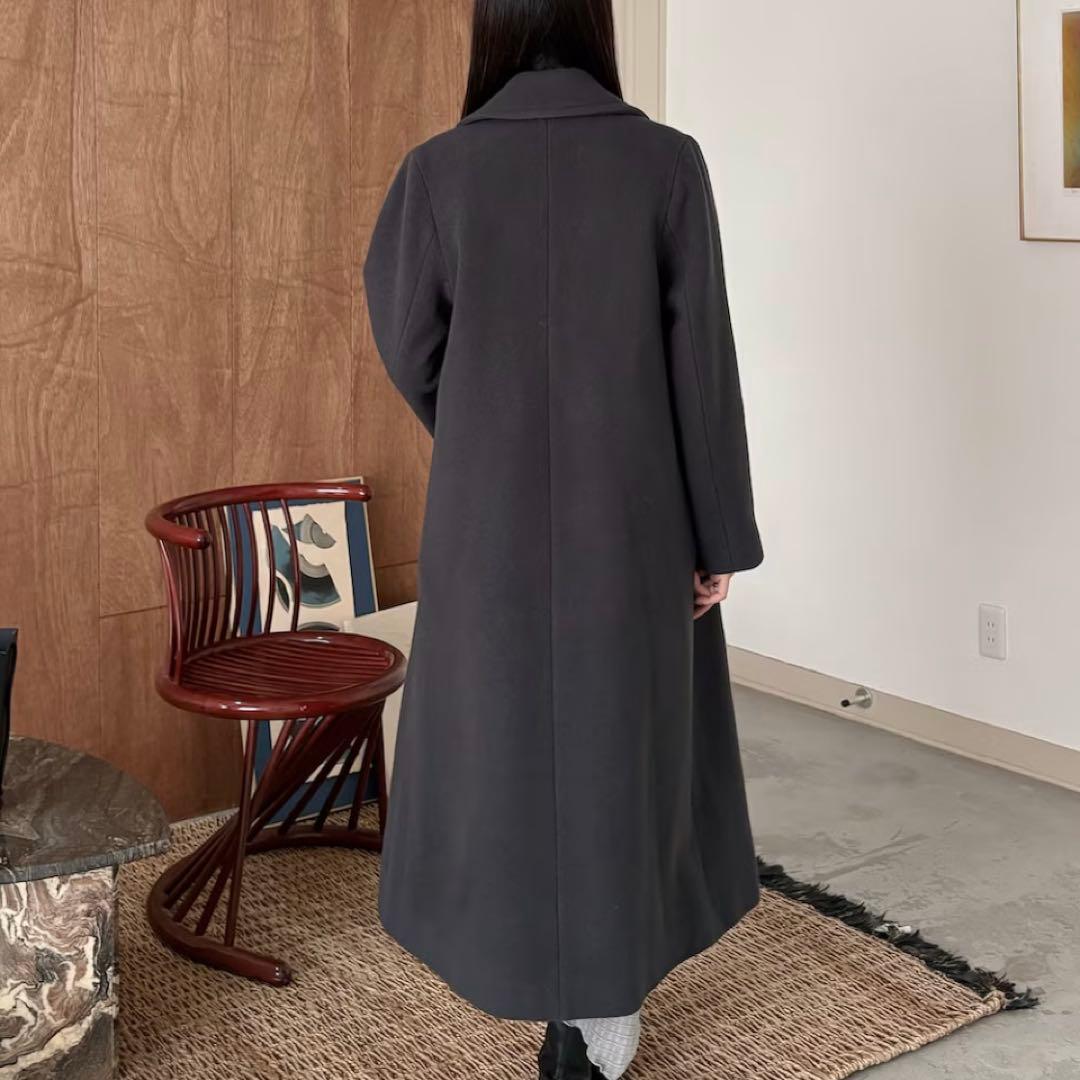 !へいちょー/マーキュリーデュオ　ウールロングチェスターコートグレー L