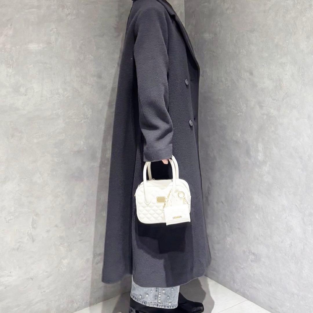 !へいちょー/マーキュリーデュオ　ウールロングチェスターコートグレー L