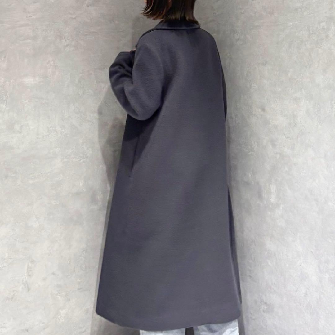 !へいちょー/マーキュリーデュオ　ウールロングチェスターコートグレー L