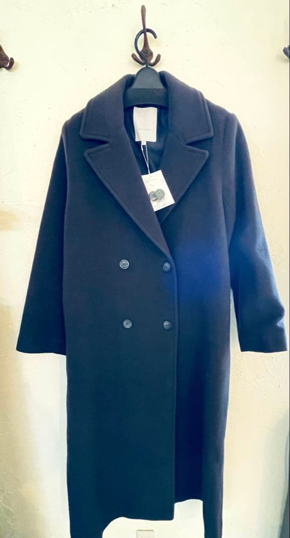 !へいちょー/マーキュリーデュオ　ウールロングチェスターコートグレー L