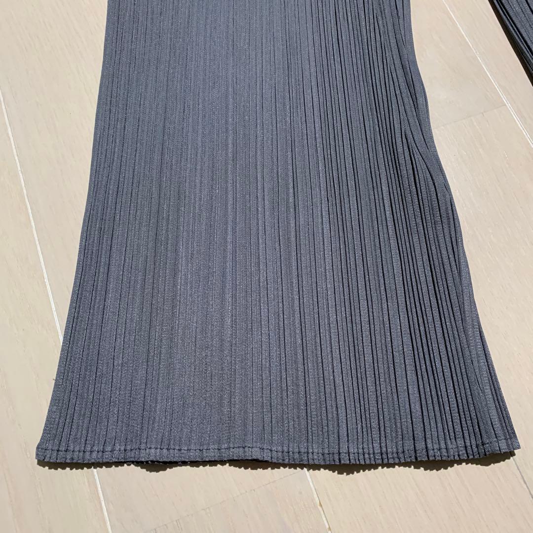 pleats please グレー