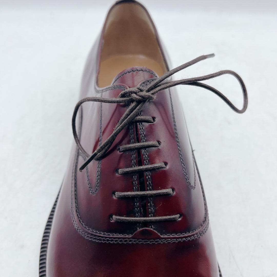 シューツリー付✨極美品✨サルヴァトーレフェラガモ ストレートチップ バーガンディ