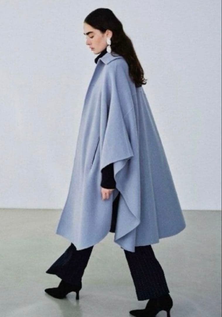 Mila Owen◆ミラオーウェン◆ビッグカラー◆ケープコート