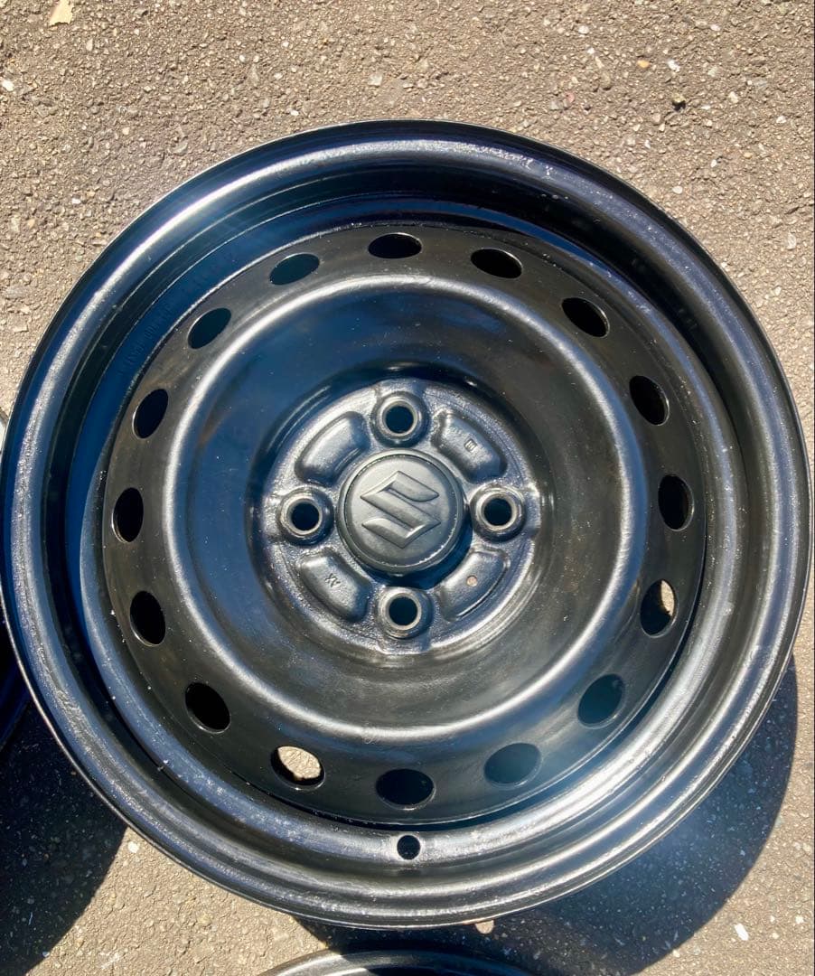 〜12/16まで値引きB ワイドリム 6J 14インチ鉄ホイールA+B合わせ4本