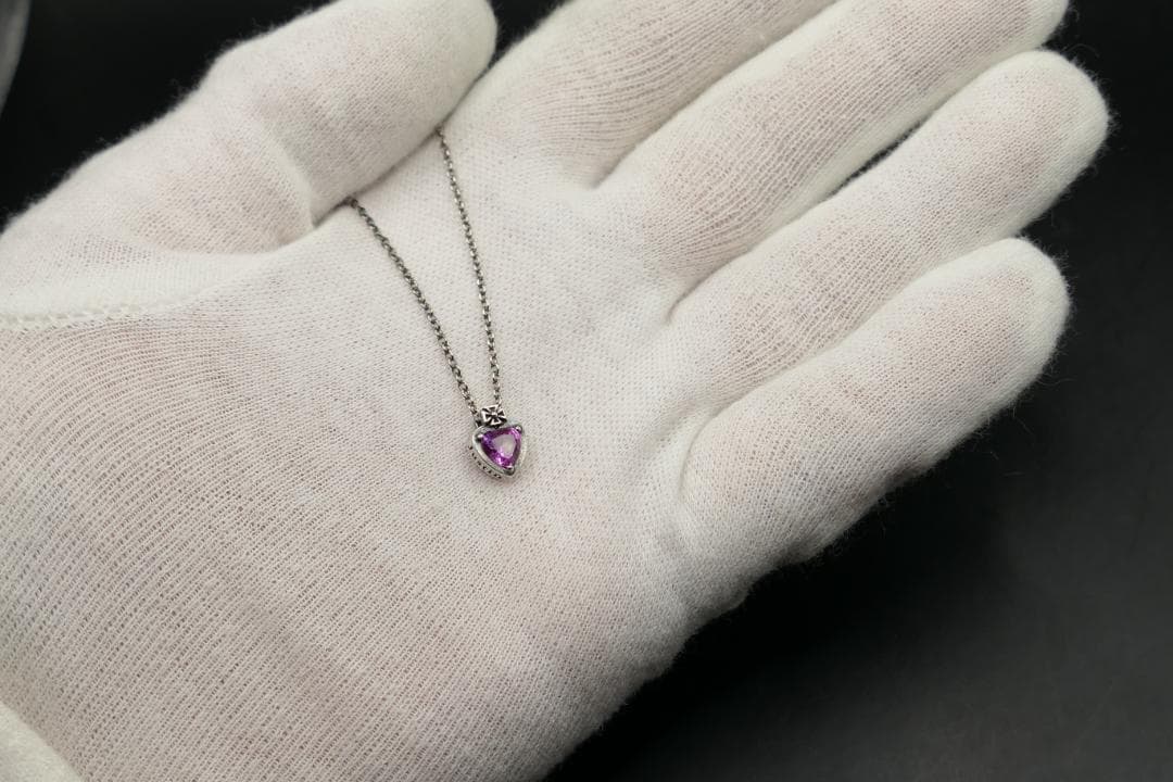 美品　ジャスティンデイビス　BRIGETTE　ネックレス　ハート　SNJ364