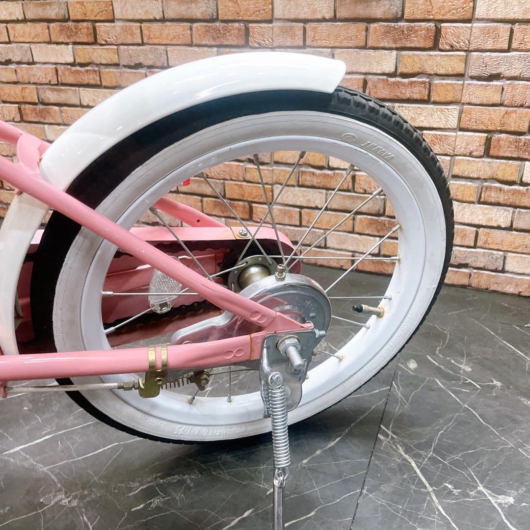 【38】子供用自転車 子供車 Liliale ピンク 16インチ シングル