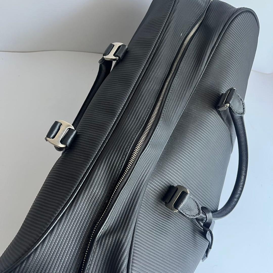 ✨極美品✨　BVLGARI ボストン　ハンドバッグ　レザー　革　黒