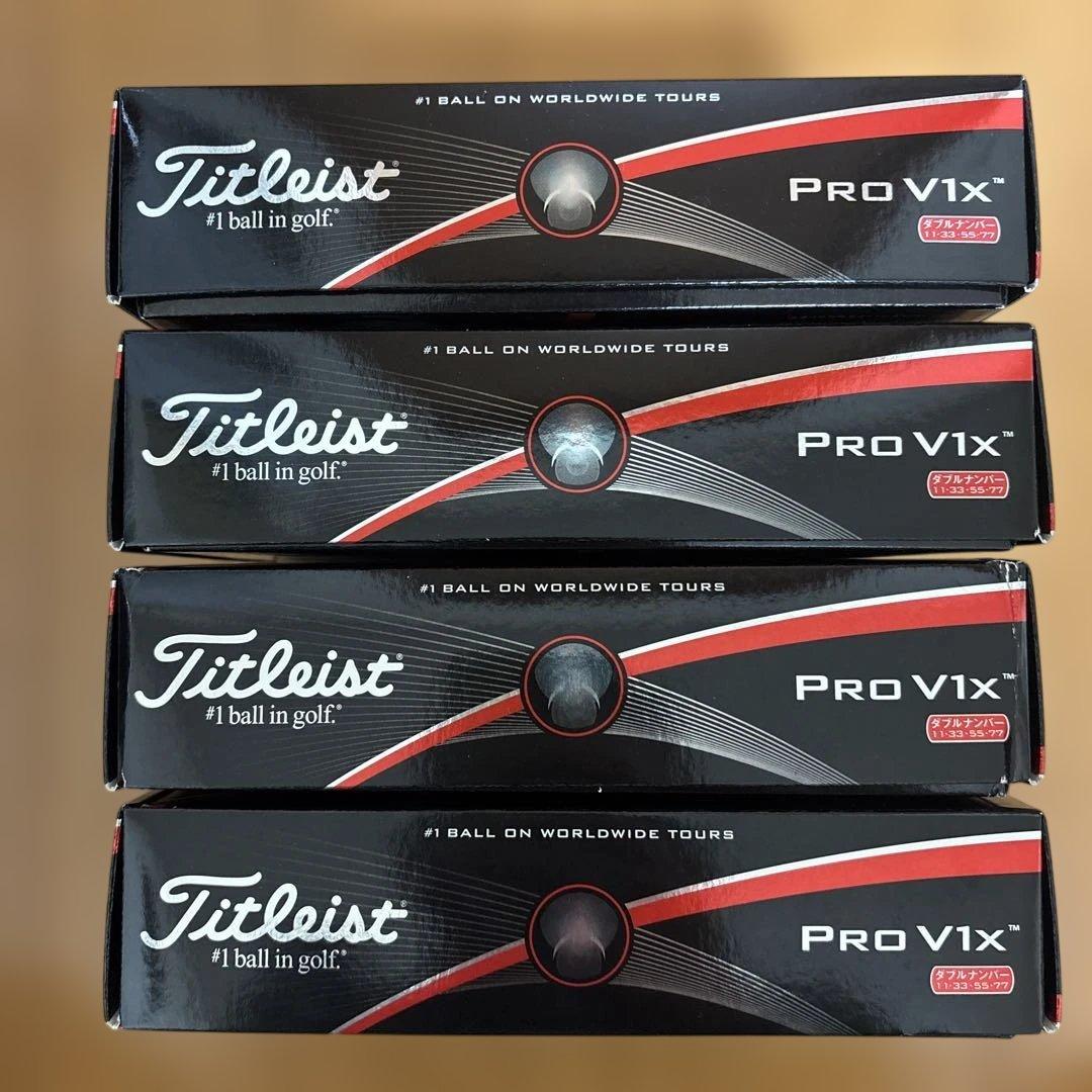 ゴルフボール タイトリスト PRO V1X（2015年モデル）