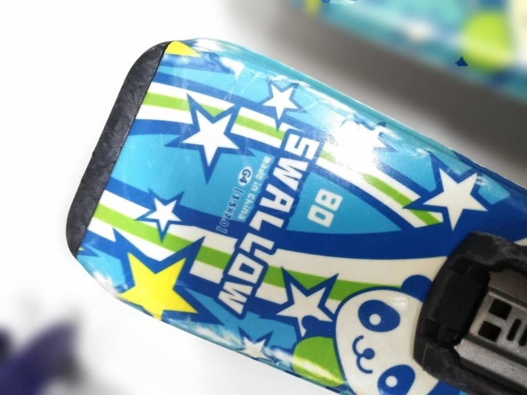 キッズ ジュニアスキー4点セットスワロー80cmブーツ ヘッド15-16.5cm