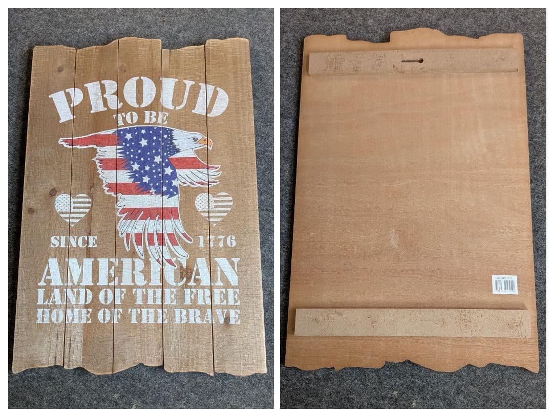 現品 アメリカン 壁掛け看板 BAR ガレージ ベース #星条旗 #白頭鷲