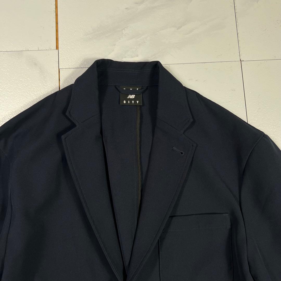 ニューバランス セットアップ テーラードジャケット ネイビー