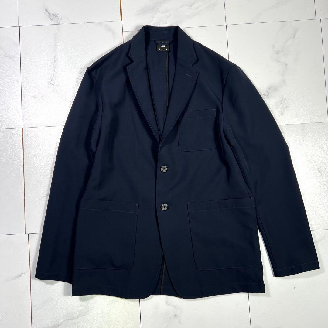 ニューバランス セットアップ テーラードジャケット ネイビー
