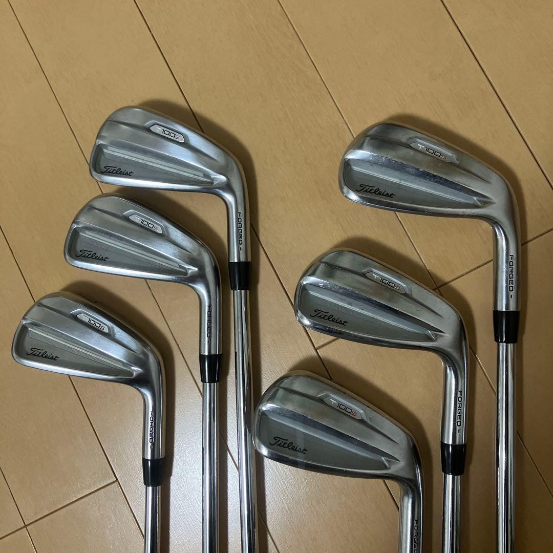 むらっち　T100S アイアン 5〜P T100 50°7本セット