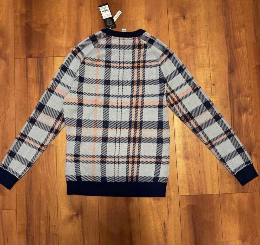 チェック　長袖　セーター　巻きスカート　セットアップ　 新品　秋冬　ニット　新品