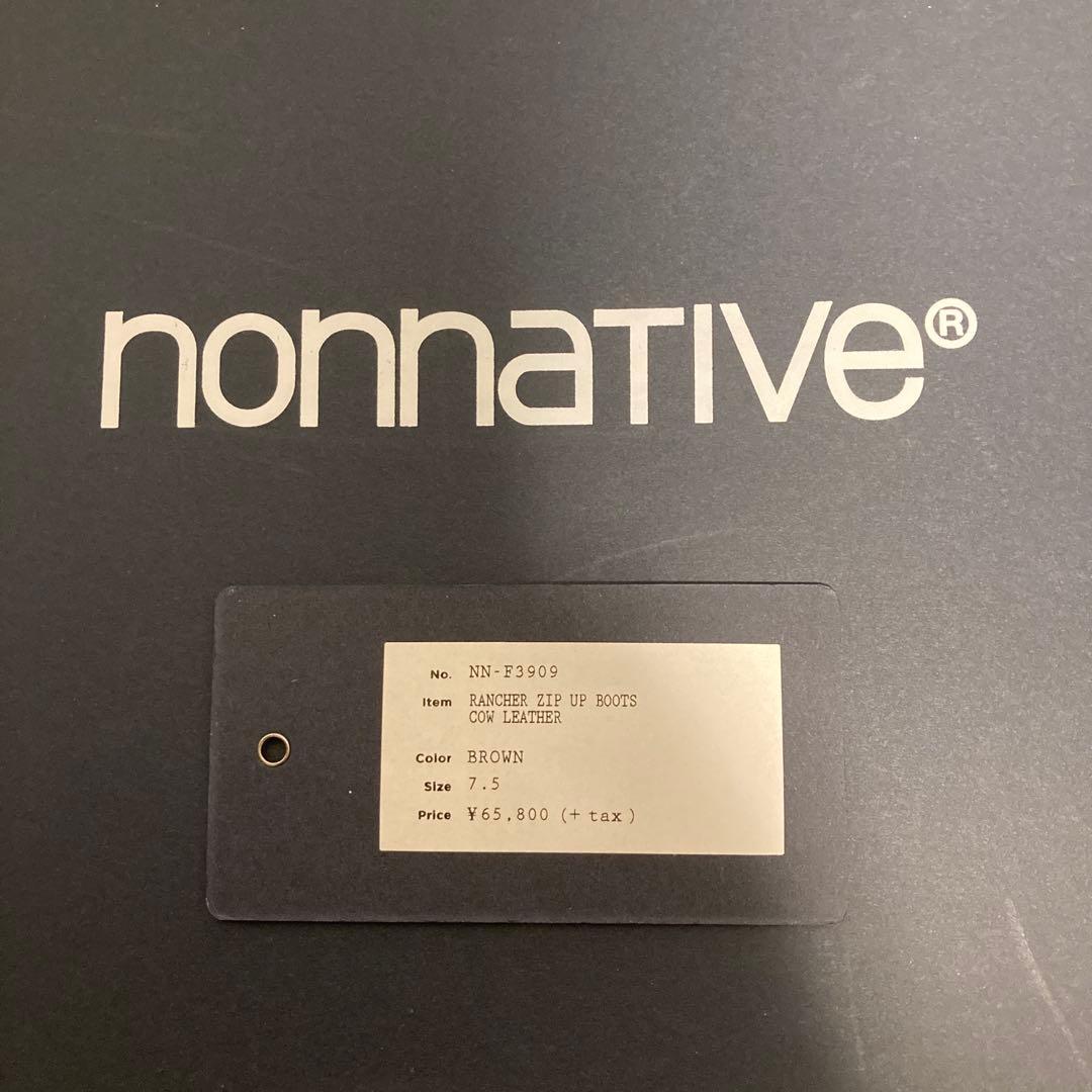 靴 nonnative RANCHER ZIP UP BOOTS