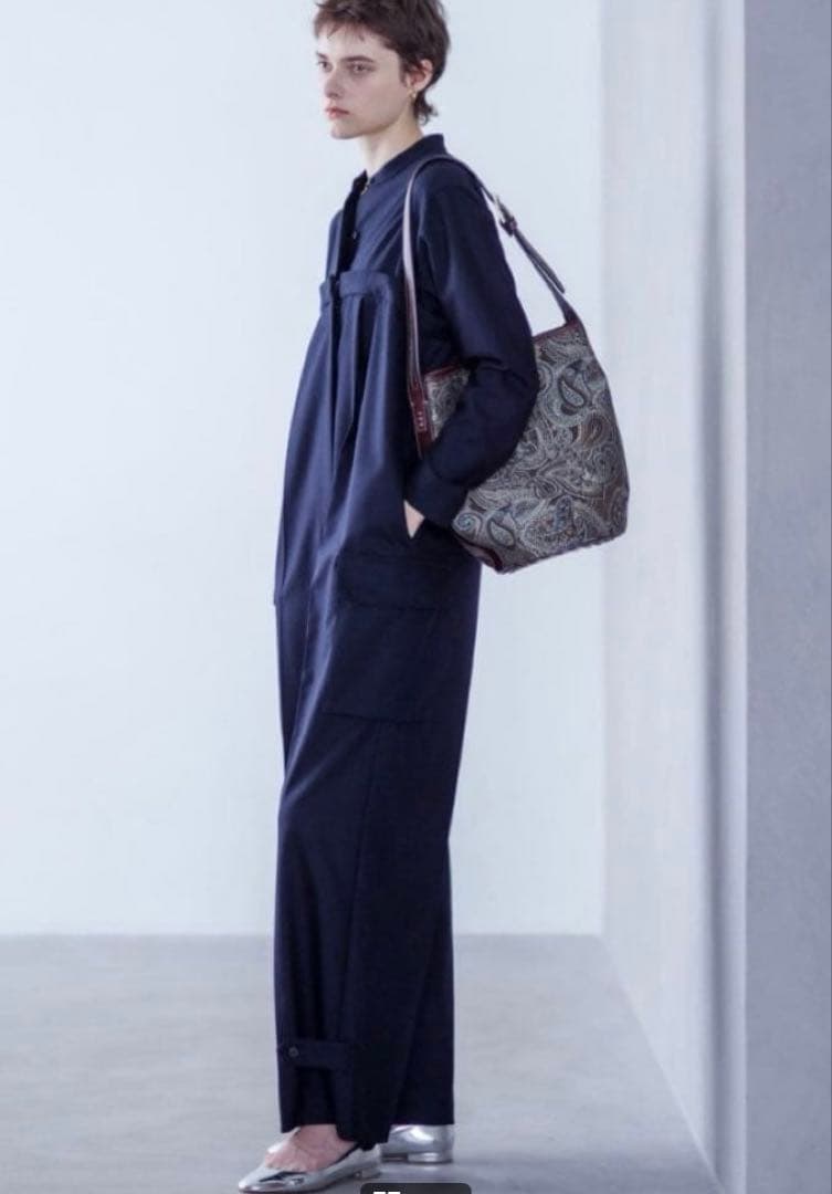 エブール　ebure ウールカシミアポプリン オールイン