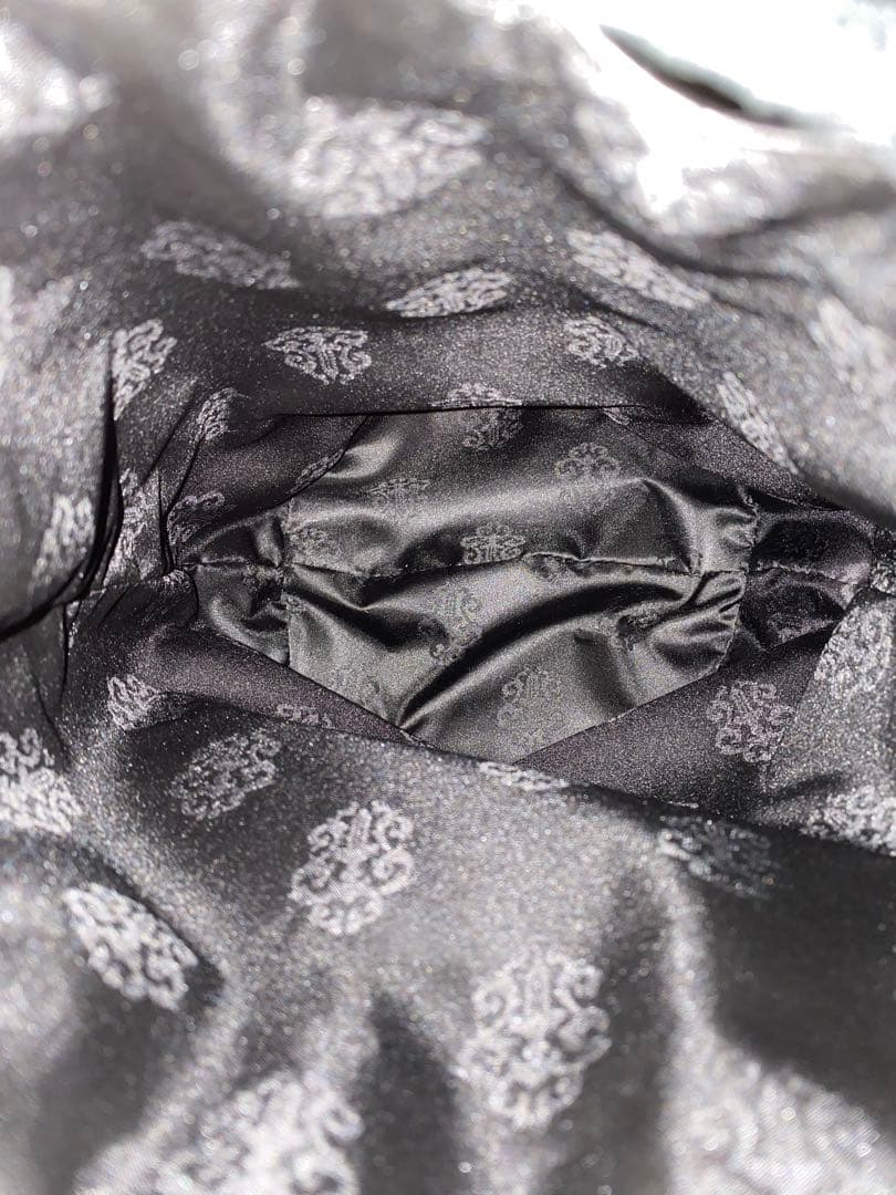 CHROME HEARTS クロムハーツ巾着レザーハンドバッグ