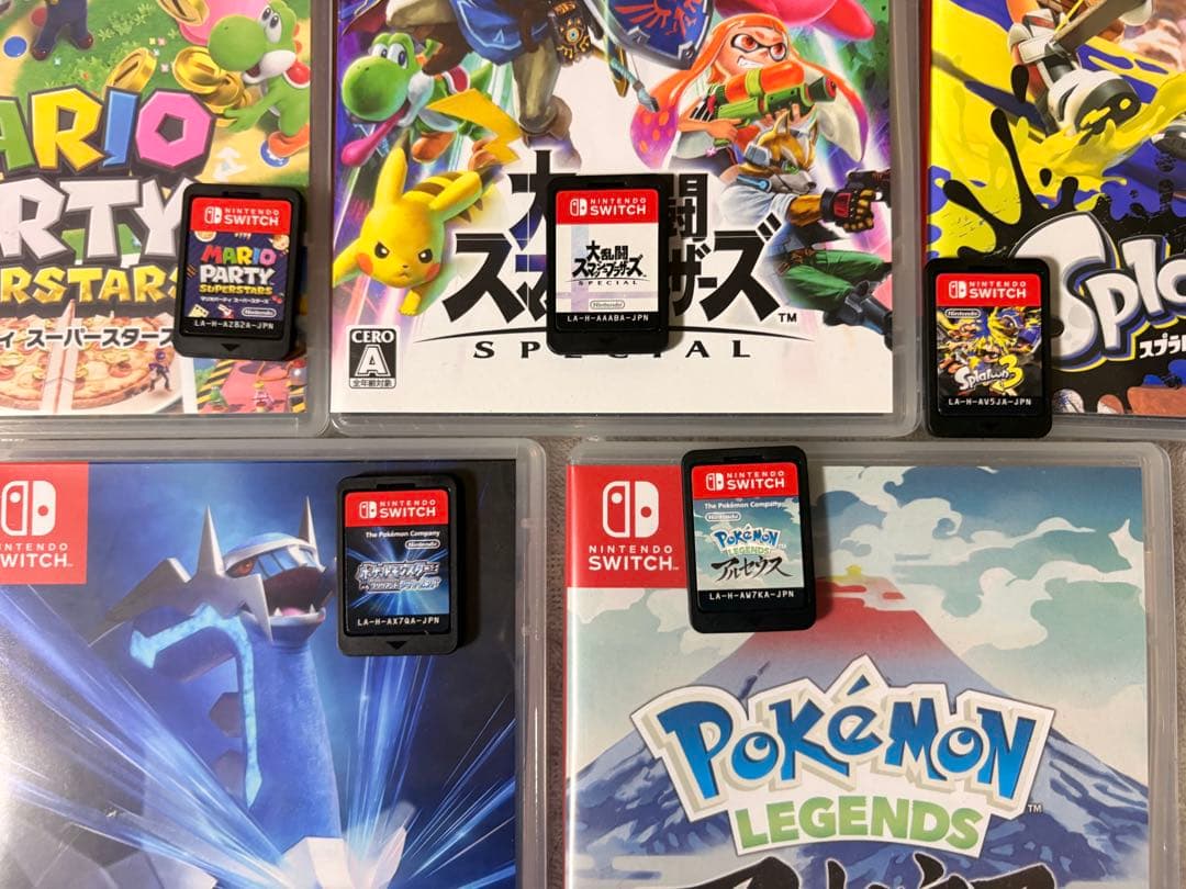 Nintendo Switchゲームソフト5本セット　スマブラ　ポケモン　マリオ