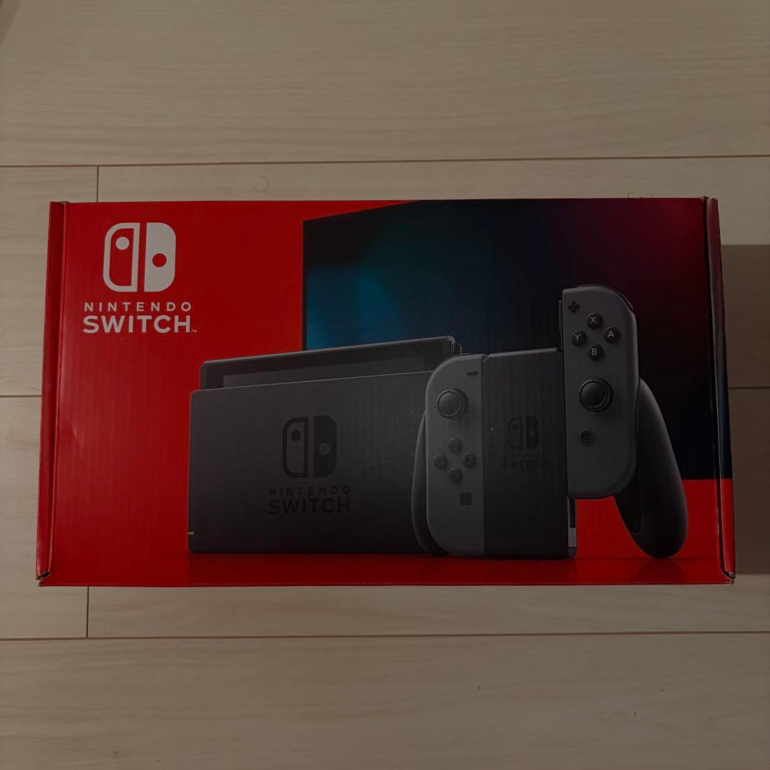 超美品！Nintendo Switch 本体 ブラック(バッテリー強化版)