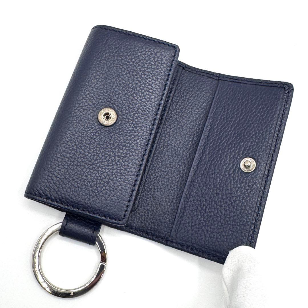 美品✨ヴィヴィアンウエストウッド　キーケース　5連　キーリング　オーブ　ネイビー